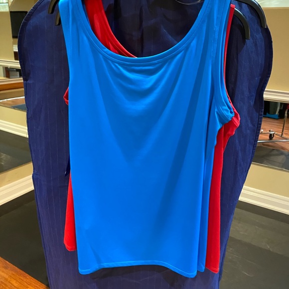 Nygård Women's Blue/Red Tank Top Size Medium - Picture 3 of 5